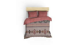 L'essentiel linge de maison Felix - Tile Red